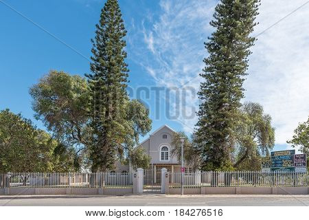 BONNIEVALE SOUTH AFRICA - MARCH 26 2017: The Bonnievale Secondary School in Bonnievale a small town in the Western Cape Province