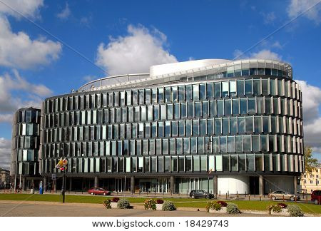 Norman Foster building in Warsaw