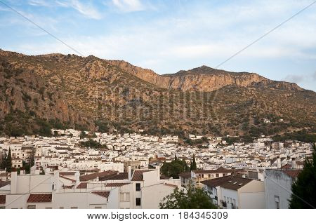 Views of Ubrique, Cadiz. This village is part of the pueblos blancos (white towns) in southern Spain, Andalusia region, and reminds the Arab past