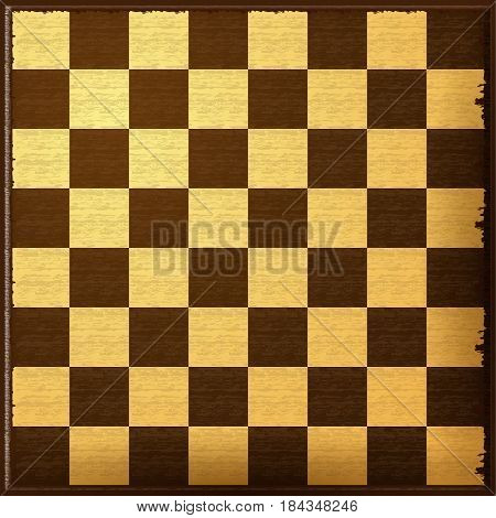 Chess board. isolated on background. Vector illustration. Eps 10.