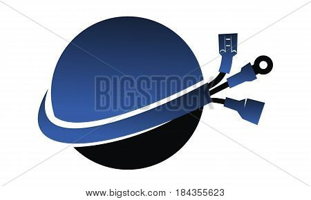 This image describe about Global Electricity  Logo