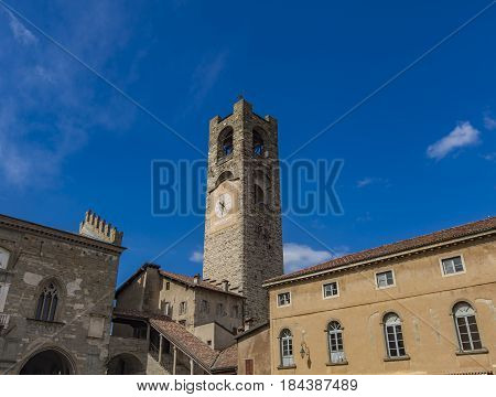 Campanone Torre Civica In Bergamo
