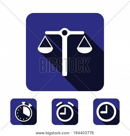 scales icon stock vector illustration stock vector illustration flat design