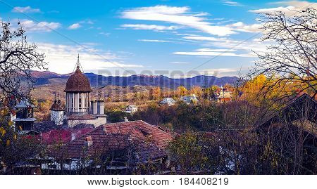 Church of the village, Valea Plopului village, Prahova county, Romania