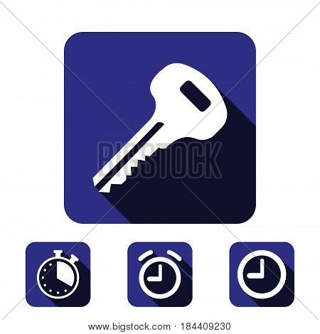 key icon stock vector illustration flat design