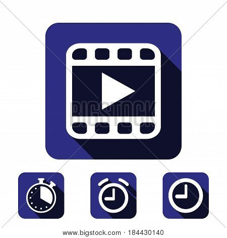video icon stock vector illustration flat design