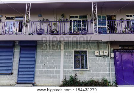 Old Buildings In Mahebourg, Mauritius