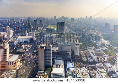 View Across Bangkok Skyline