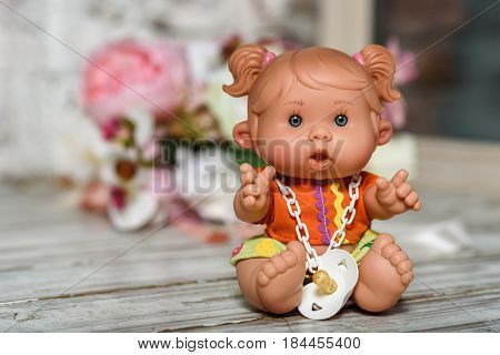 Doll With The  Garden Flowers