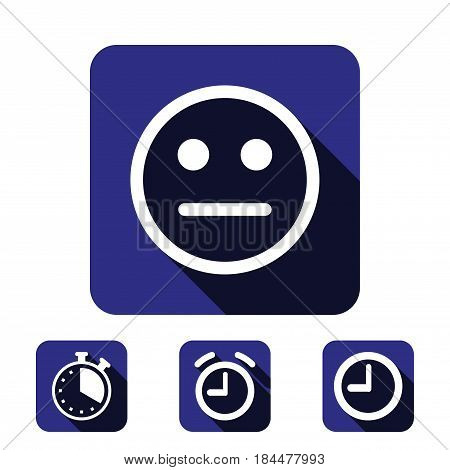 Smile icon stock vector illustration flat design