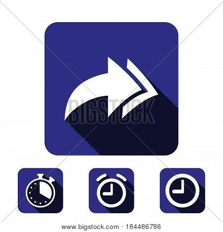 arrow icon stock vector illustration flat design