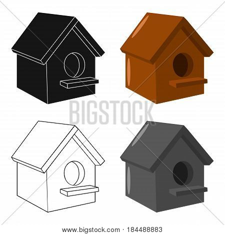 Birdhouse icon of vector illustration for web and mobile design