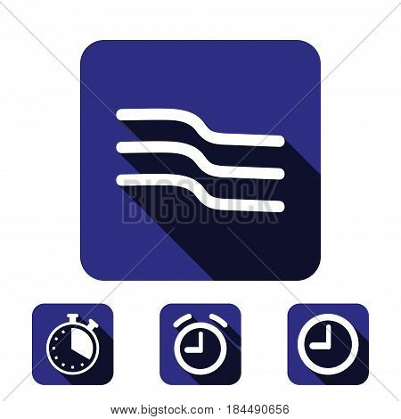 wind icon stock vector illustration flat design