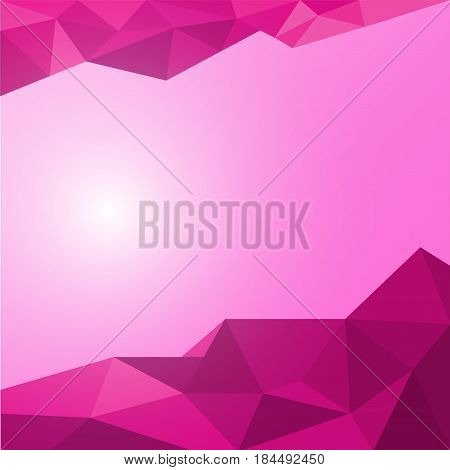 Vector abstract polygon background, triangle, vector illustration.