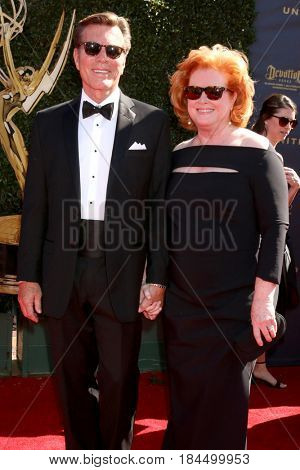 LOS ANGELES - APR 30:  Peter Bergman, Mariellen Bergman at the 44th Daytime Emmy Awards - Arrivals at the Pasadena Civic Auditorium on April 30, 2017 in Pasadena, CA