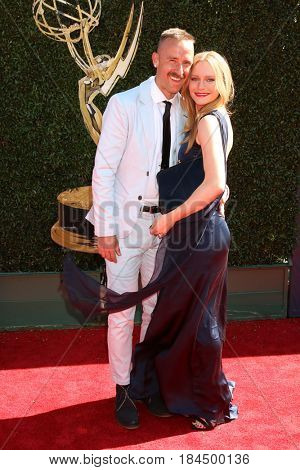 LOS ANGELES - APR 30:  Ryan Matteson, Marci Miller at the 44th Daytime Emmy Awards - Arrivals at the Pasadena Civic Auditorium on April 30, 2017 in Pasadena, CA