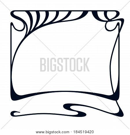 Vector Art Nouveau Frame.