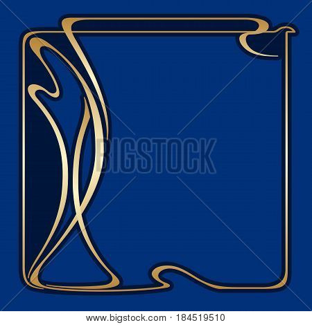 Vector Art Deco Frame.