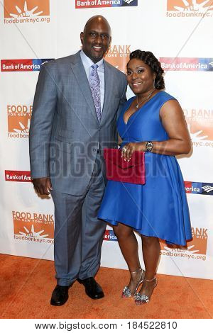 NEW YORK-APR 19: Margarette Purvis (R) and guest attend the Food Bank for New York City's Can-Do Awards Dinner 2017 at Cipriani's on April 19, 2017 in New York City.