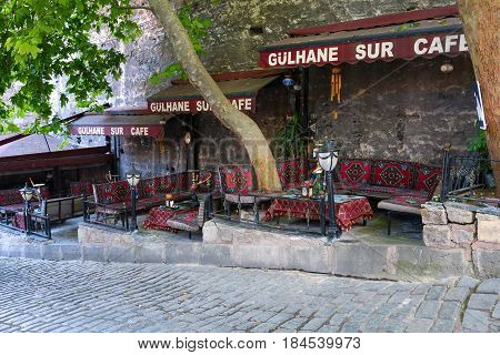 Gulhane Sur (wall) Cafe. Istanbul
