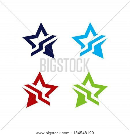 various color stars logo, stars to add to your design