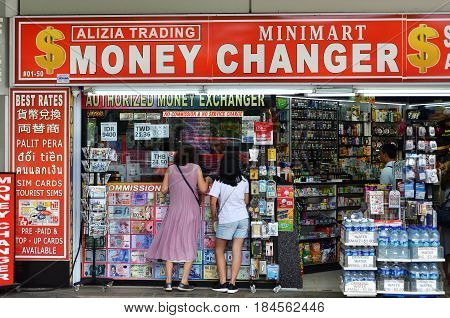Money Changer Shop On Orchard Road, Singapore
