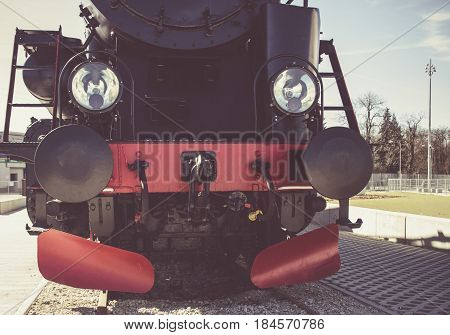 Details Of Polish Steam Locomotive.