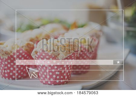 Dessert Sweet Cake Bake Banner Frame