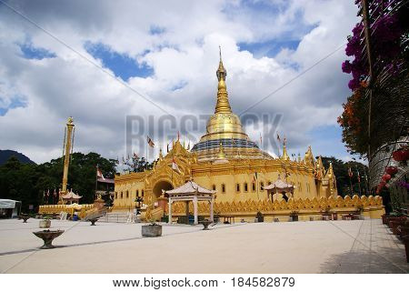 Lumbini Natural Park is a Buddhist temple located in Berastagi North Sumatera, Indonesia