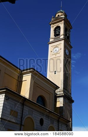 In Carnago Old Abstract     Church Tower   Sunny Day