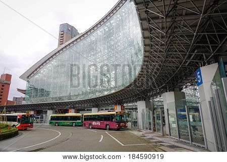 Central Station In Kanazawa, Japan