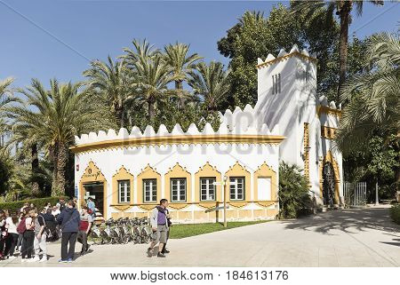 Building Of The Tourist Information Offices Of Elche.