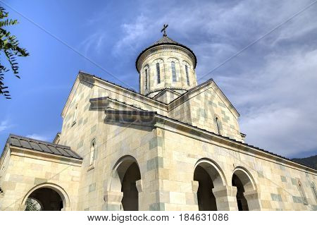 Cathedral in the village of Hulo. Adjara. Georgia.