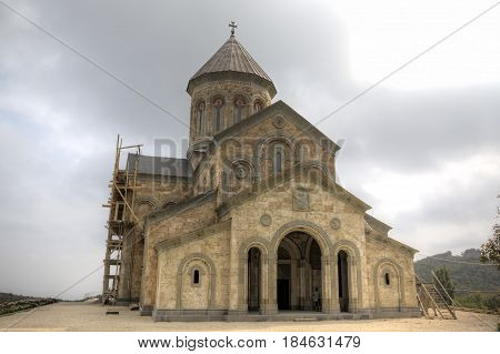 View of Monastery of Bodbe. Kakheti. Georgia.