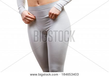 Female Hips Wearing Thermoactive Underwear