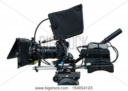 isolate dslr camra sut up to camcorder