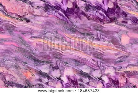 charoite stone seamless texture macro photo