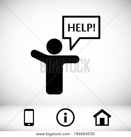 icon stock vector illustration flat design style