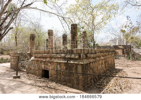 Archaeological Site of the Ancient Mayan Ruins, Chichen Itza, Yucatan, Mexico