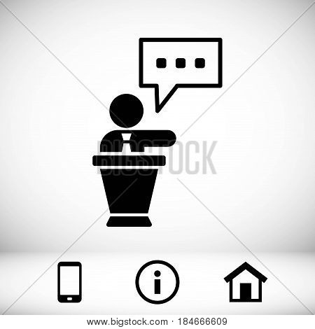 icon stock vector illustration flat design style