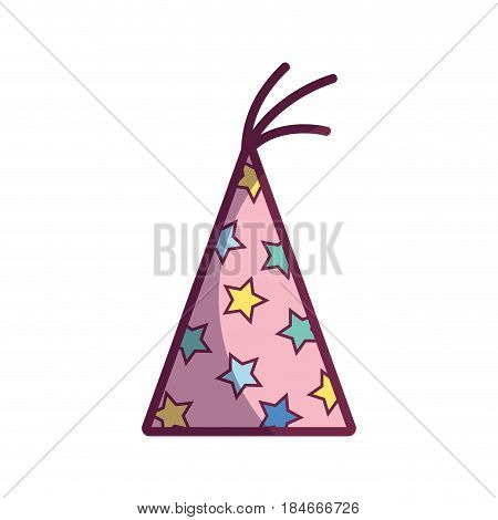 hat party to cebrate happy birthday, vector illustration