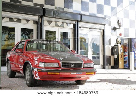 MIAMI, FL, USA - MAY 3, 2017: Stock photo of the Miami Auto Museum at the Dezer Collection of automobiles and related memorabilia