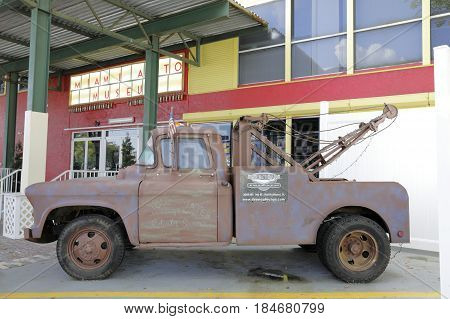 MIAMI, FL, USA - MAY 3, 2017: Stock photo of the Miami Auto Museum at the Dezer Collection of automobiles and related memorabilia