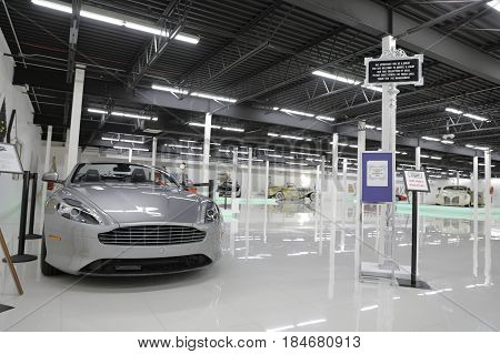 MIAMI, FL, USA - MAY 3, 2017: Stock photo of the Miami Auto Museum at the Dezer Collection of automobiles and related memorabilia