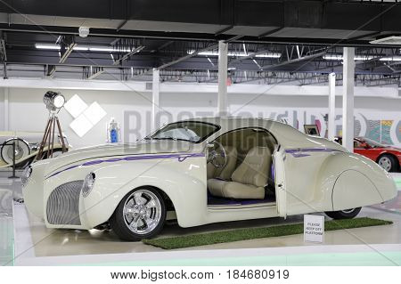 MIAMI, FL, USA - MAY 3, 2017: Stock photo of the Miami Auto Museum at the Dezer Collection of automobiles and related memorabilia