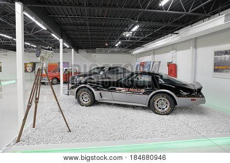 MIAMI, FL, USA - MAY 3, 2017: Stock photo of the Miami Auto Museum at the Dezer Collection of automobiles and related memorabilia