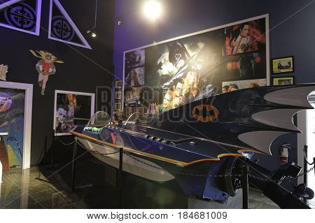 MIAMI, FL, USA - MAY 3, 2017: Stock photo of the Miami Auto Museum at the Dezer Collection of automobiles and related memorabilia