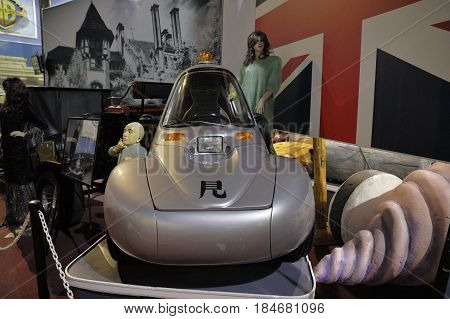 MIAMI, FL, USA - MAY 3, 2017: Stock photo of the Miami Auto Museum at the Dezer Collection of automobiles and related memorabilia