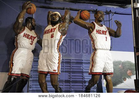 MIAMI, FL, USA - MAY 3, 2017: Stock photo of the Miami Auto Museum at the Dezer Collection of automobiles and related memorabilia