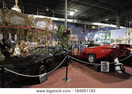 MIAMI, FL, USA - MAY 3, 2017: Stock photo of the Miami Auto Museum at the Dezer Collection of automobiles and related memorabilia